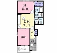 ウエストシーの間取り画像