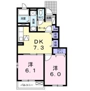 フェリオAの間取り画像