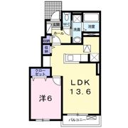 カーサ アバンツァートⅠの間取り画像