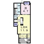 フローラAの間取り画像