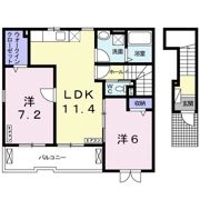 シャルパンティエ Ⅲの間取り画像