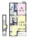 ソレイユBの間取り画像