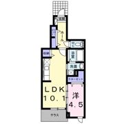 クレール石田の間取り画像