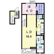ラ・フロレゾンの間取り画像