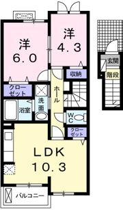 桜・コートの間取り画像