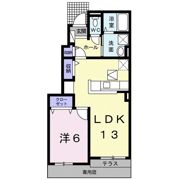 アンジュールARIDA Ⅱの間取り画像