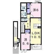 エスポワールの間取り画像