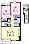 マーレ エ モンティ Ⅰの間取り画像