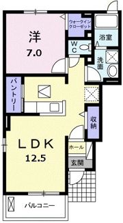 プラシード パラッツォの間取り画像