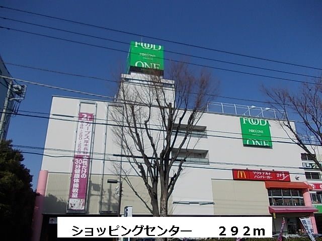 近くのショッピングセンターまで292m(徒歩4分)