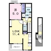 セレノ 福満の間取り画像