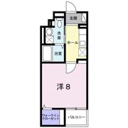クレール壱番館の間取り画像