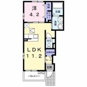 ソテ・ドゥシュ宝塚の間取り画像