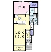 サンビトレスⅢの間取り画像