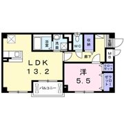 プレジール立町Kの間取り画像