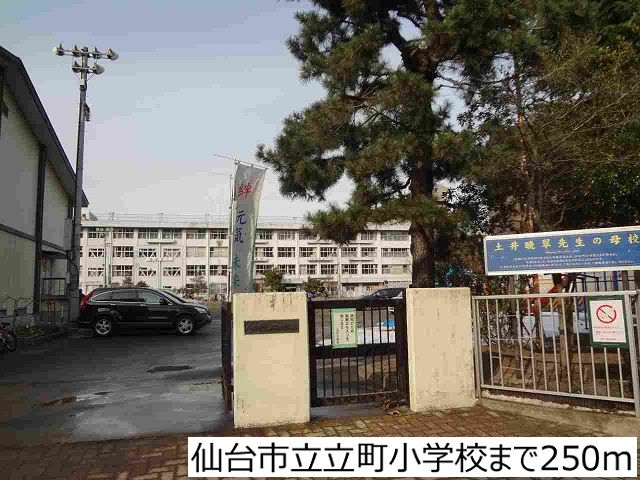 近くの仙台市立立町小学校まで250m(徒歩4分)