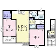 KKハイツの間取り画像