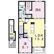 サラスバティ Dの間取り画像