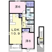 プロムナード 岸城の間取り画像