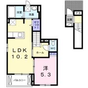 マジェスタ足洗の間取り画像