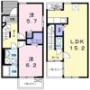 アンジュ ジェルメの間取り画像