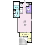 ユズリハ五十人町の間取り画像