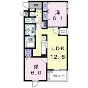 フォレスト如意の間取り画像