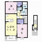 ジャルダン水戸の間取り画像