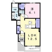 リビエラ Dの間取り画像