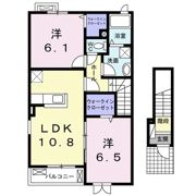 リビエラ Dの間取り画像