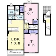 グローリーヒルズDの間取り画像