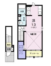 ラブリー・Kの間取り画像