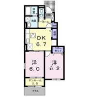 グラスハープの間取り画像
