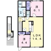 レラ カムイの間取り画像