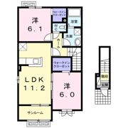 ルミナス K＆Eの間取り画像