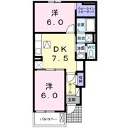カ－サフィオ－レⅡの間取り画像