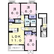 サニープラシードⅡの間取り画像