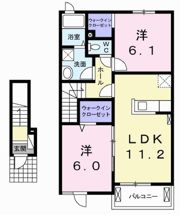 アバンツァート小坂 Ⅱの間取り画像