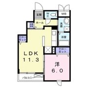 グランシェーネの間取り画像