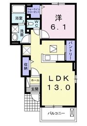 クレメントの間取り画像