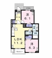 キャトルフィーユの間取り画像