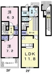 キャトルフィーユの間取り画像
