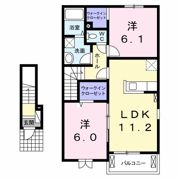 アネッサ Bの間取り画像