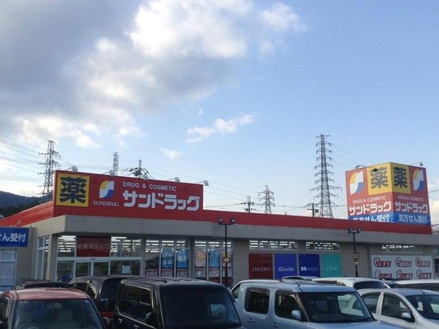 近くのサンドラッグまで750m（徒歩10分）