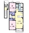 A・PLACE Ⅱの間取り画像