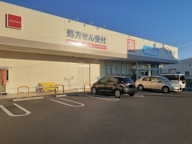 近くのウエルシア前橋片貝店まで750m（徒歩10分）