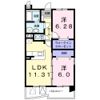 アビタシオン グラースの間取り画像