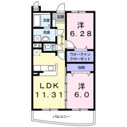 アビタシオン グラースの間取り画像