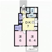 アフィニティⅡの間取り画像