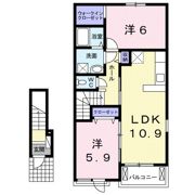 カルム岡田の間取り画像